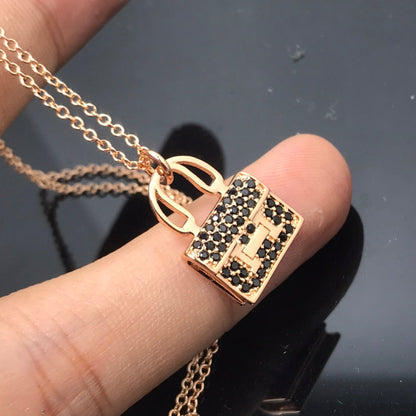 [BIJOUX]HM ネックレス アライバル ブラック ダイヤモンド