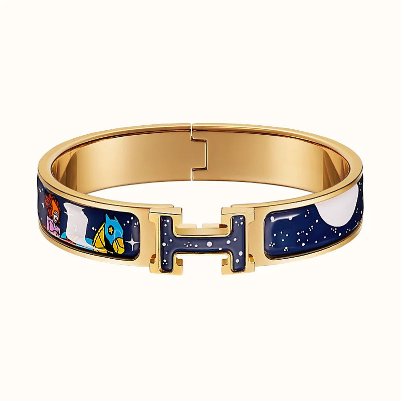 [BIJOUX]H STAR AND MOON BRACELET 12MM