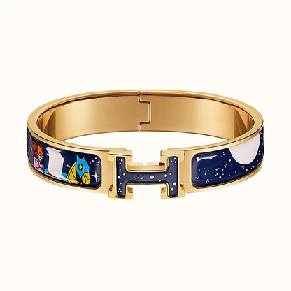[BIJOUX]H STAR AND MOON BRACELET 12MM