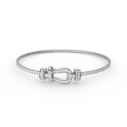 [BIJOUX]FORCE  HORSESHOE  DIAMOND TENNIS BRACELET