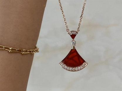 [BIJOUX] COLLIER DE RÊVE CORNALINE DIAMANT