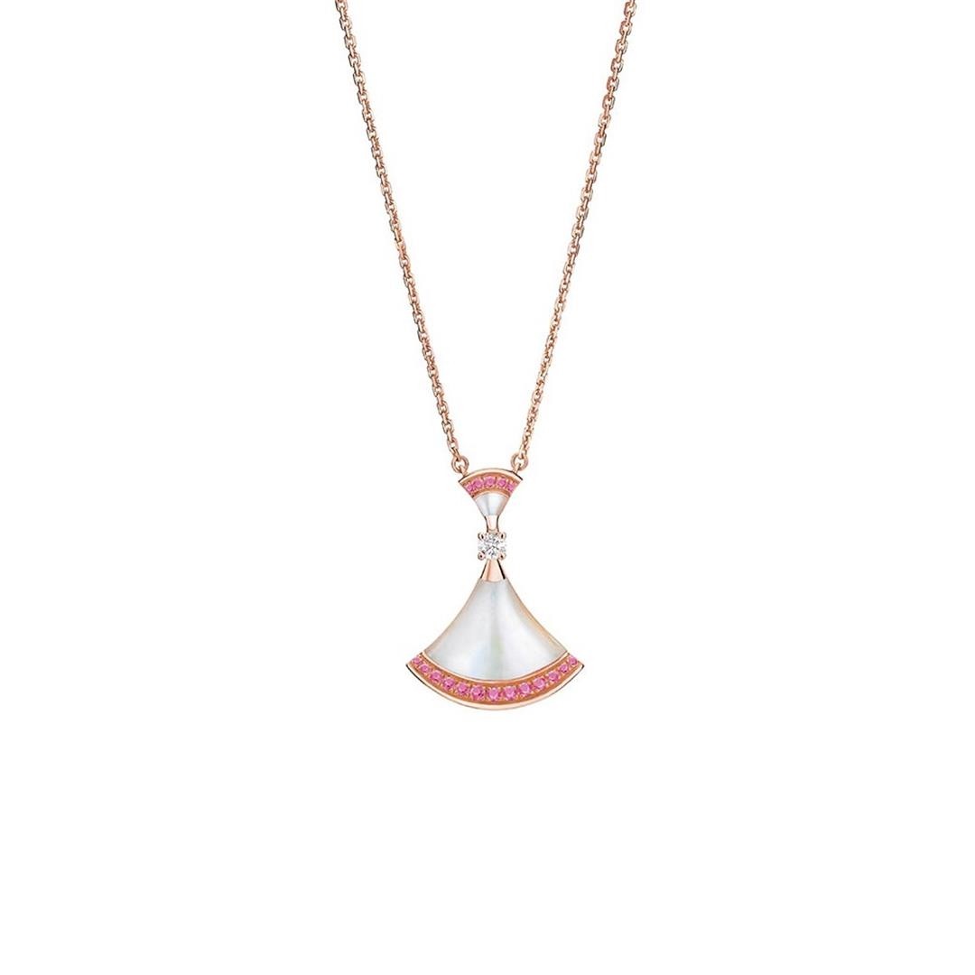 [BIJOUX]DREAM NECKLACE MOP PINK DIAMOND