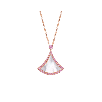 [BIJOUX]DREAM NECKLACE MOP DIAMOND PINK