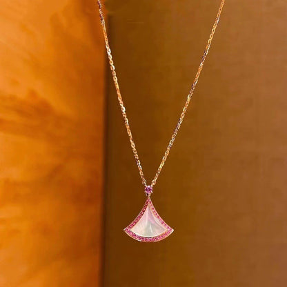 [BIJOUX]DREAM NECKLACE MOP DIAMOND PINK