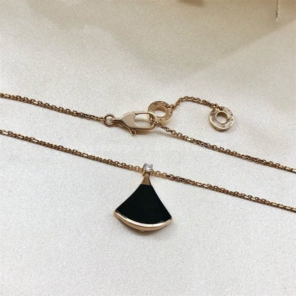 [BIJOUX]DREAM NECKLACE ONYX 1 DIAMOND