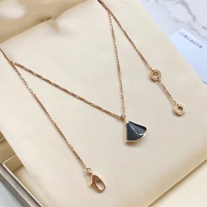 [BIJOUX]DREAM NECKLACE ONYX 1 DIAMOND