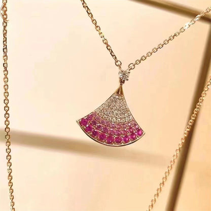 [BIJOUX]DREAM NECKLACE PINK GOLD PINK DIAMOND