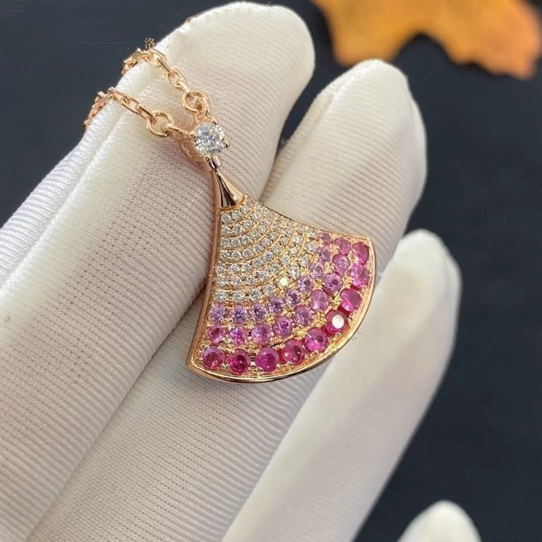 [BIJOUX]DREAM NECKLACE PINK GOLD PINK DIAMOND