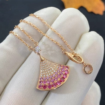 [BIJOUX]DREAM NECKLACE PINK GOLD PINK DIAMOND