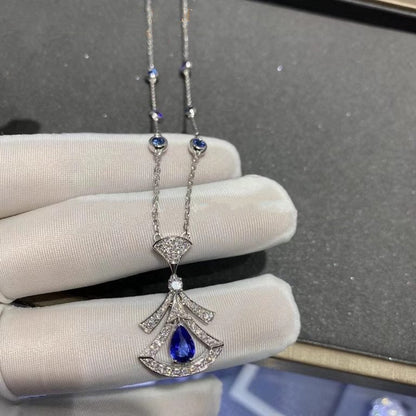 [BIJOUX]DREAM NECKLACE AGATE DIAMOND SILVER