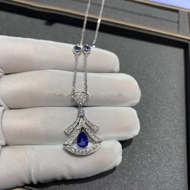 [BIJOUX]DREAM NECKLACE AGATE DIAMOND SILVER