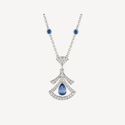 [BIJOUX]DREAM NECKLACE AGATE DIAMOND SILVER