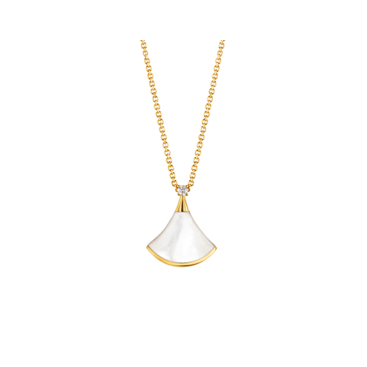 [BIJOUX] COLLIER DREAM NACRE BLANCHE OR 1 DIAMANT