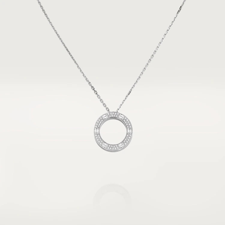 [BIJOUX]LOVE NECKLACE ADJUSTABLE SILVER