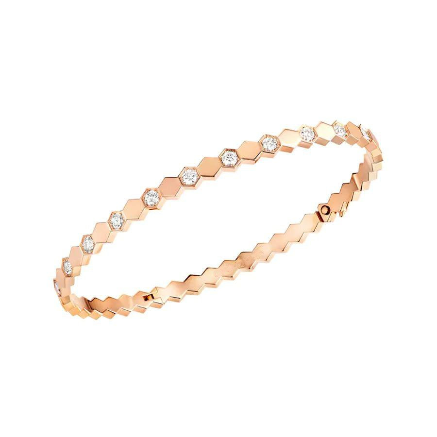 [BIJOUX]BEE LOVE PINK GOLD DIAMOND BRACELET