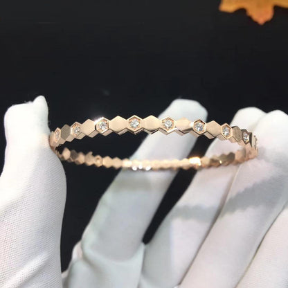 [BIJOUX]BEE LOVE PINK GOLD DIAMOND BRACELET