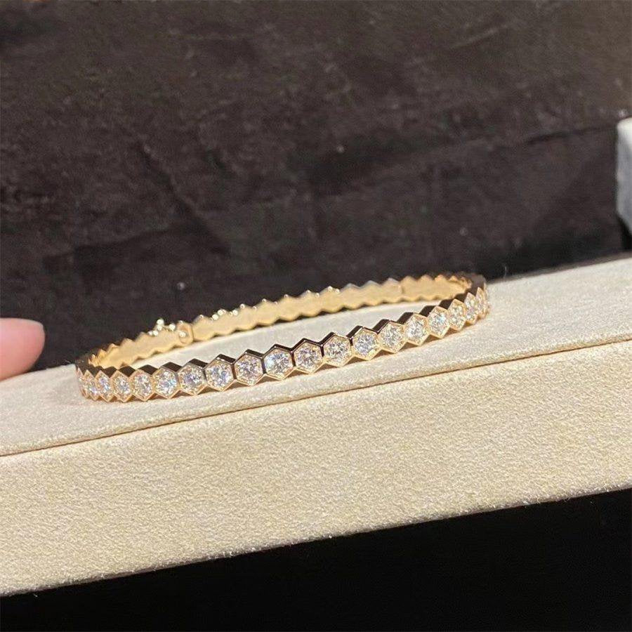 [BIJOUX]BEE LOVE GOLD BRACELET FULL DIAMOND