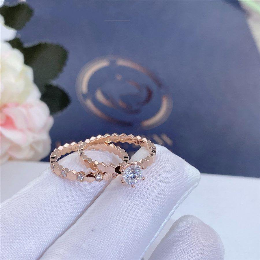 [BIJOUX]BEE LOVE RING PINK GOLD 1 DIAMOND