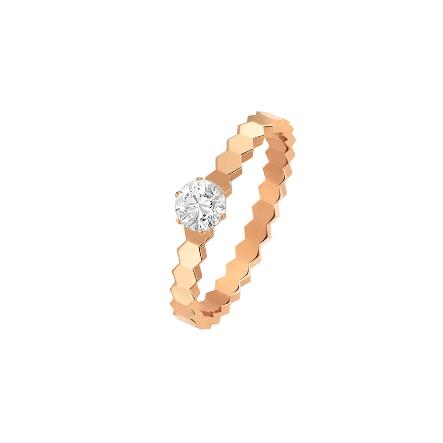 [BIJOUX]BEE LOVE RING PINK GOLD 1 DIAMOND