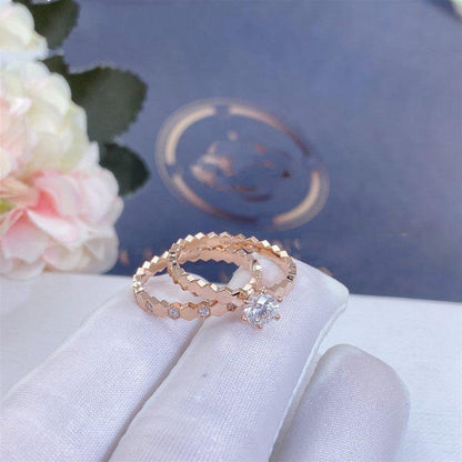 [BIJOUX]BEE LOVE RING PINK GOLD DIAMOND