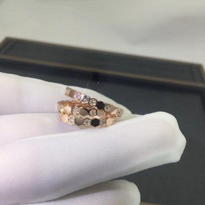 [BIJOUX]BEE LOVE RING PINK GOLD DIAMOND