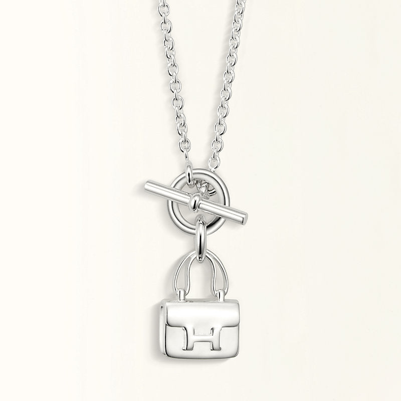 [BIJOUX] COLLIER PENDENTIF POP H EN ARGENT