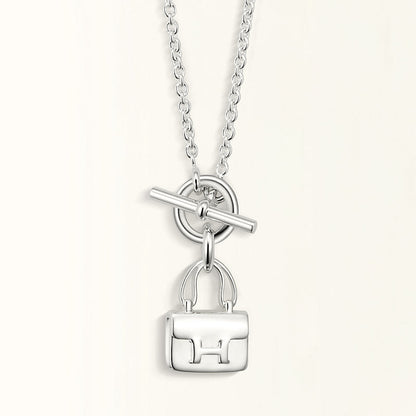 [BIJOUX] COLLIER PENDENTIF POP H EN ARGENT