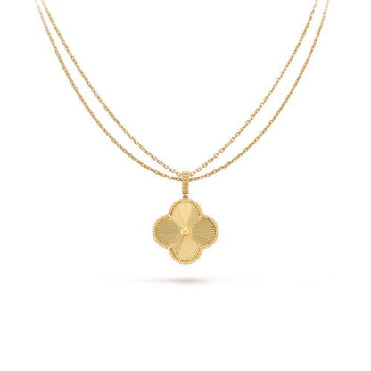 [BIJOUX]CLOVER 25MM PEDANT NECKLACE GOLD