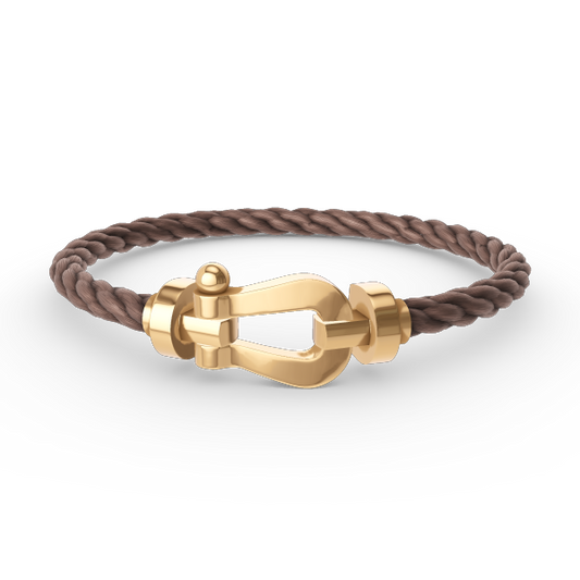 [BIJOUX]FORCE LARGE HORSESHOE NO DIAMOND BRACELET GOLD