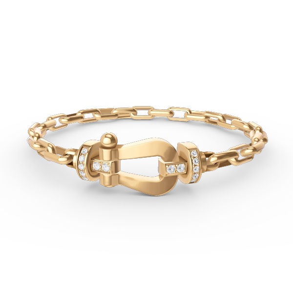 [BIJOUX]FORCE LARGE HORSESHOE CLASP  METAL BRACELET