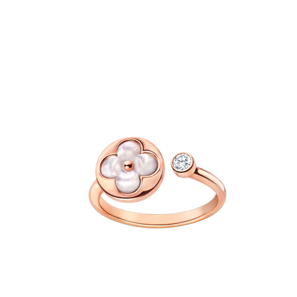 [BIJOUX]SUN 1 DIAMOND PINK MOP RING