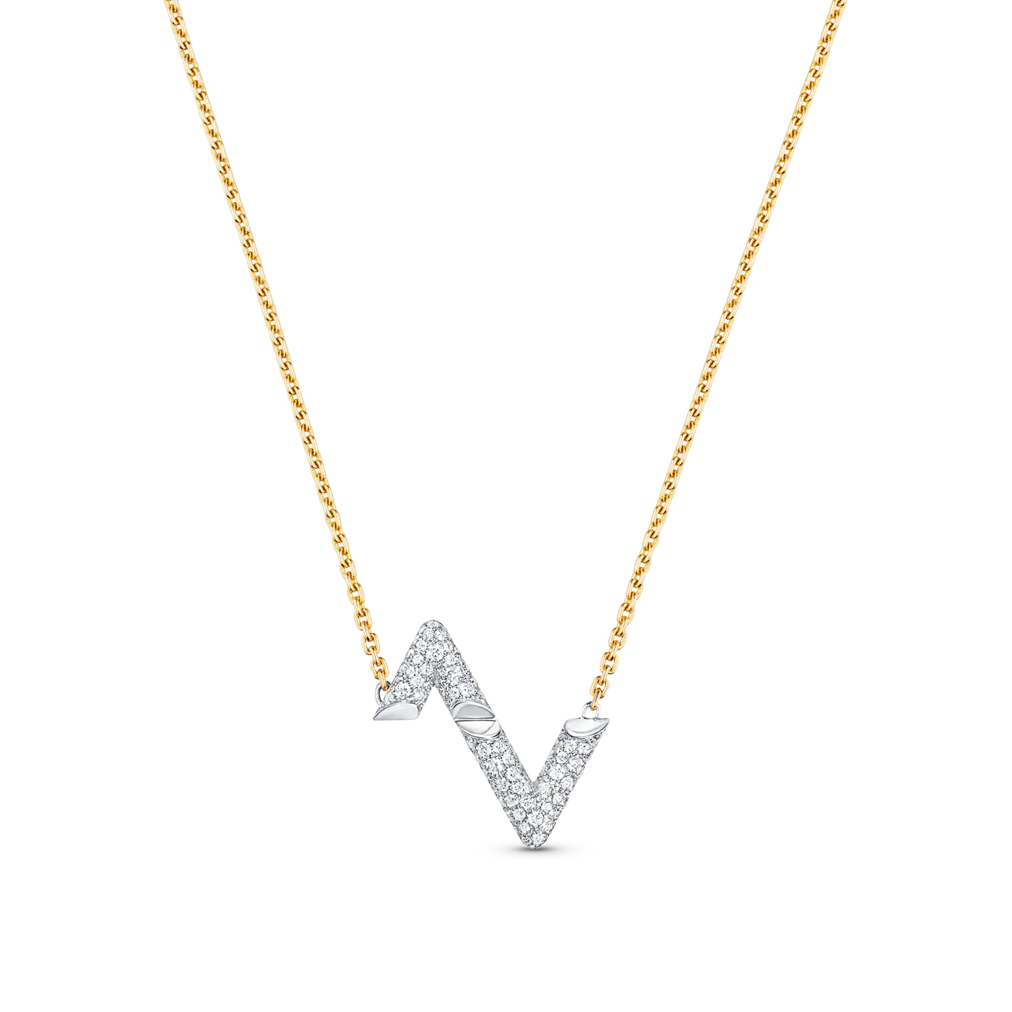 [BIJOUX] COLLIER PENDENTIF VOLT ARGENT DIAMANT