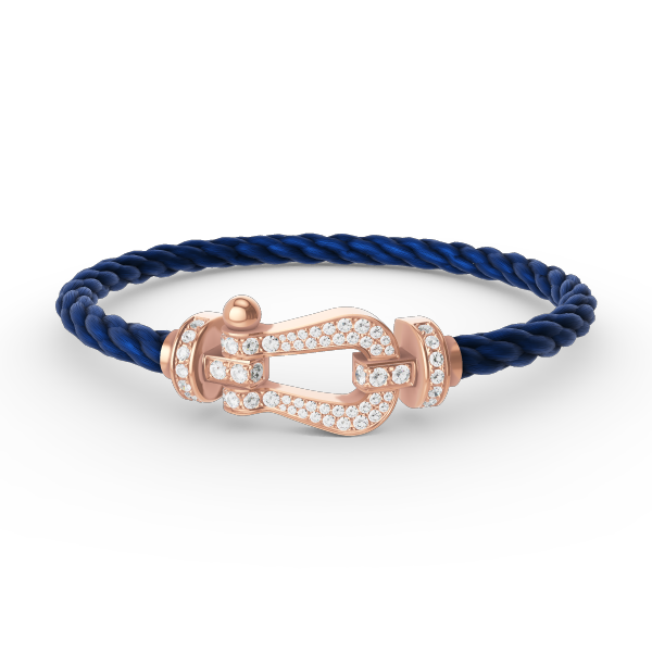 [BIJOUX]FORCE LARGE HORSESHOE FULL DIAMOND BRACELET ROSE GOLD