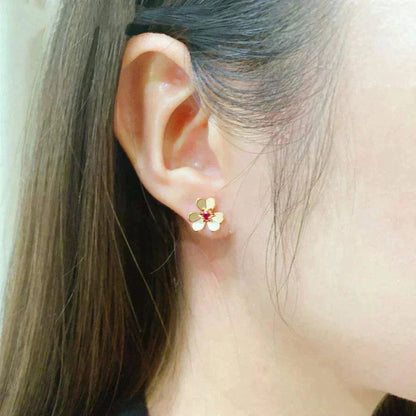 [BIJOUX]FRIVOLE  FLOWER PINK EARRINGS