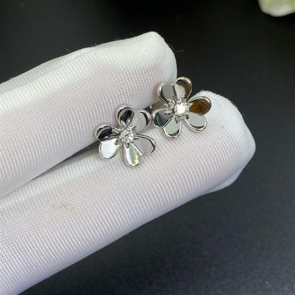 [BIJOUX]FRIVOLE MINI SILVER FLOWER EARRINGS