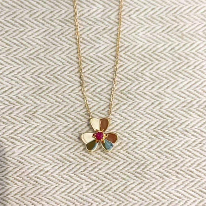 [BIJOUX]FRIVOLE GOLD FLOWER NECKLACE