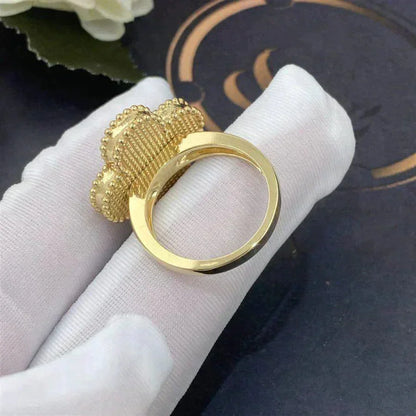 [BIJOUX]CLOVER WHITE MOP RING