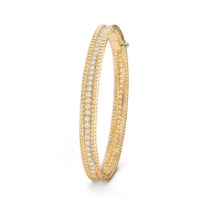 [BIJOUX]BRACELET PERLEE DIAMANTS 1 RANG