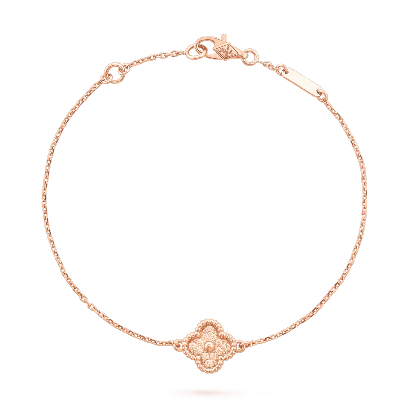 [BIJOUX]CLOVER SINGLE FLOWER BRACELET