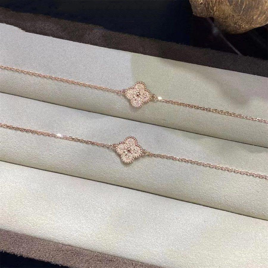 [BIJOUX]CLOVER SINGLE FLOWER BRACELET