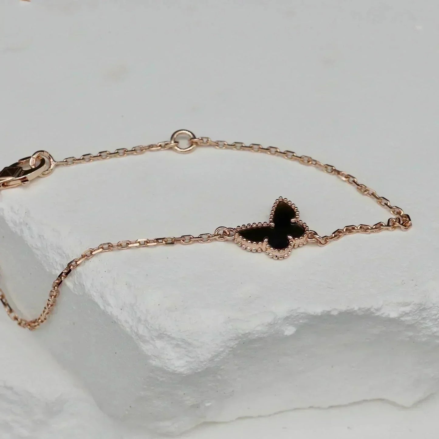 [BIJOUX]BUTTERFLY ONYX  BUTTERFLY BRACELET