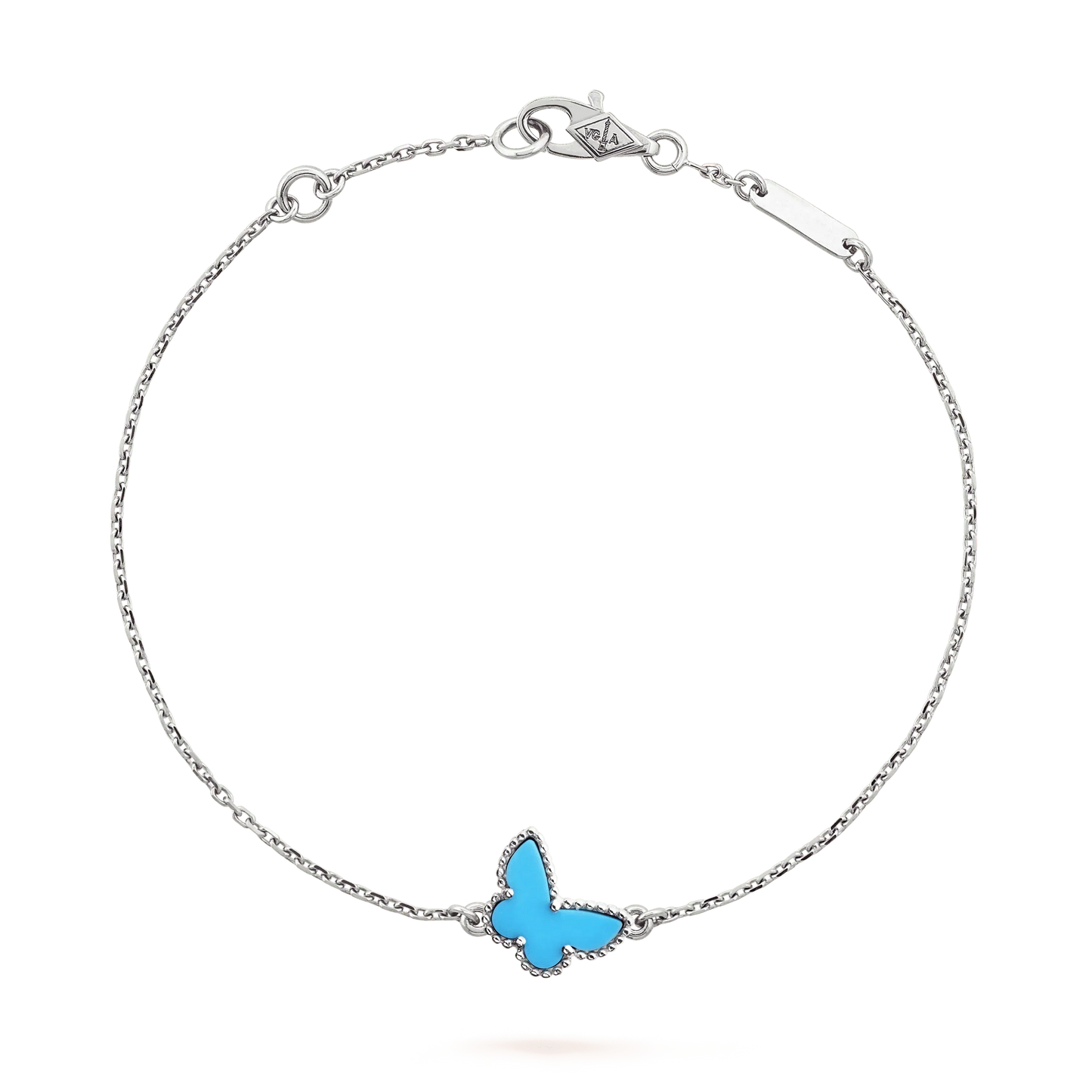 [BIJOUX]BUTTERFLY TURQUOISE BUTTERFLY BRACELET SILVER