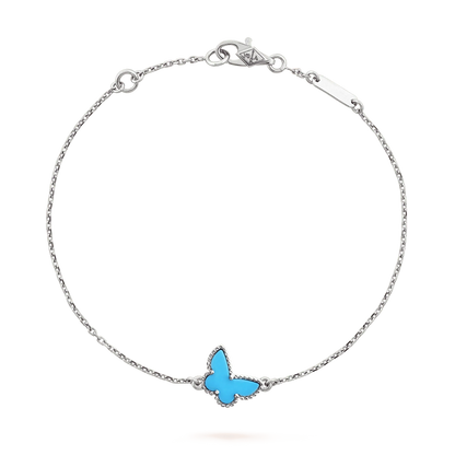 [BIJOUX]BUTTERFLY TURQUOISE BUTTERFLY BRACELET SILVER