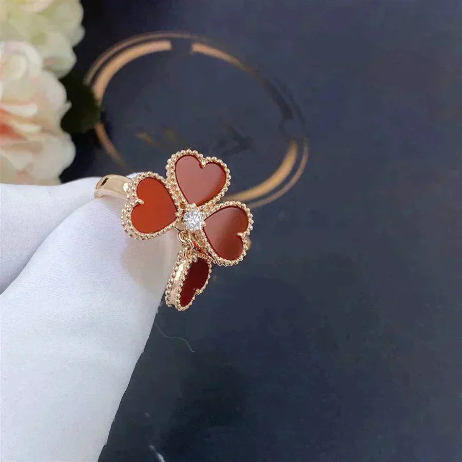 [BIJOUX]SWEET CLOVER CARNELIAN RING