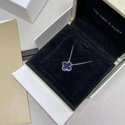 [BIJOUX]CLOVER 15MM PIETERSITE NECKLACE SILVER