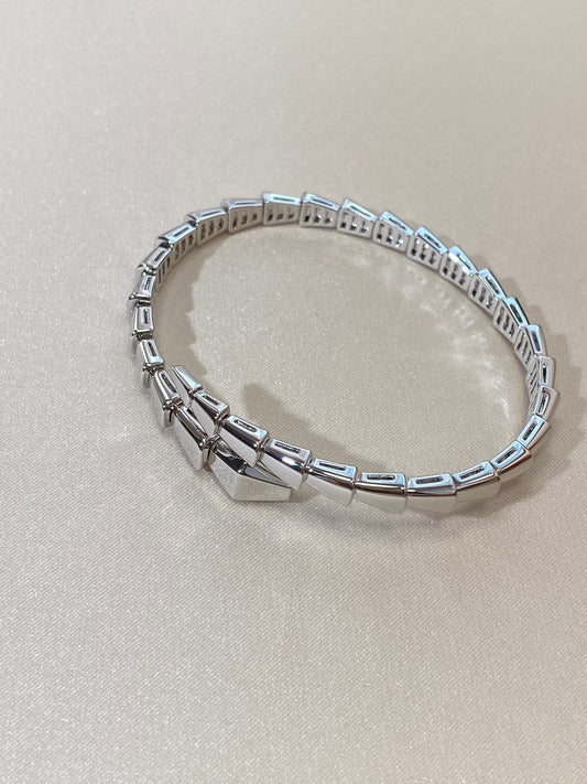 [BIJOUX]SERPENTI VIPER SILVER BRACELET