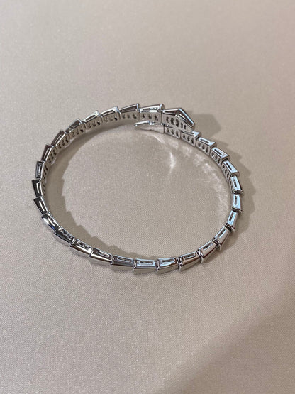 [BIJOUX]SERPENTI VIPER SILVER BRACELET