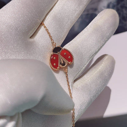 [BIJOUX]LUCKY SPRING 1 MOTIF PINK GOLD BRACELET