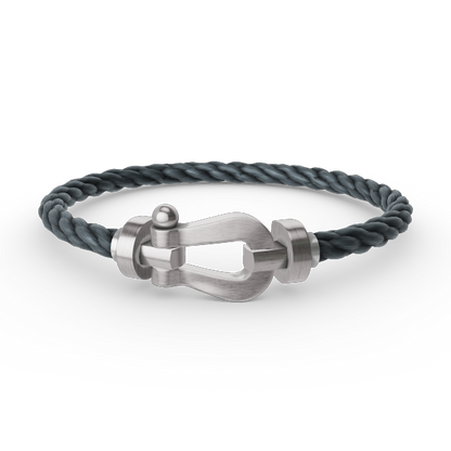 [BIJOUX]FORCE LARGE HORSESHOE NO DIAMOND BRACELET SILVER