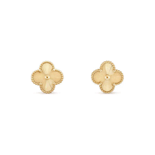 [BIJOUX]CLOVER MEDIUM 1 MOTIFS LASER EARRINGS